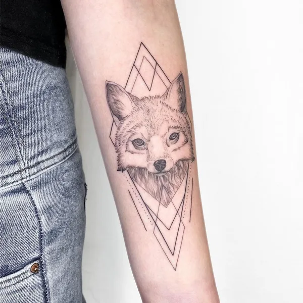 Graphic tattoo by Данила in Казань