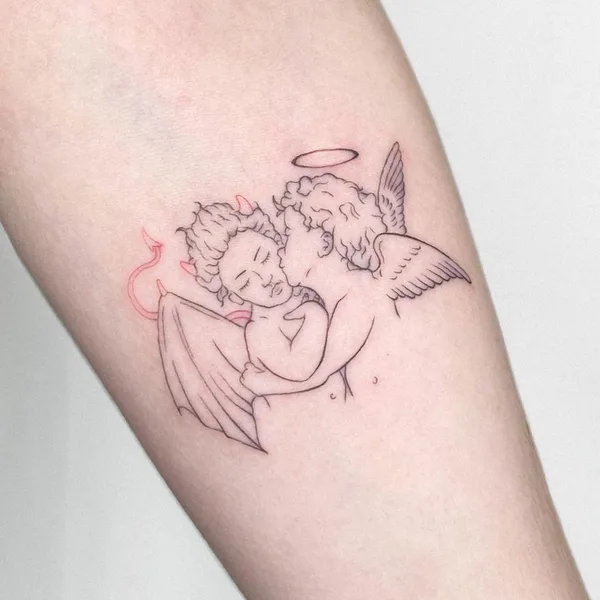 Graphic tattoo by Данила in Казань