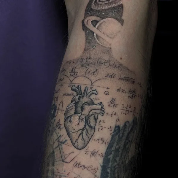 Graphic tattoo by Андрей Кучеров in Казань