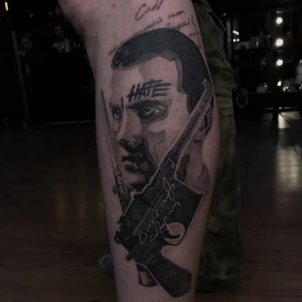 Graphic tattoo by Андрей Кучеров in Казань