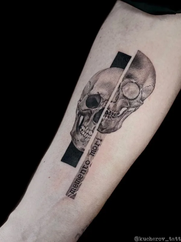 black and grey black and grey татуировка на forearm #50395 | Тату мастер Андрей Кучеров
