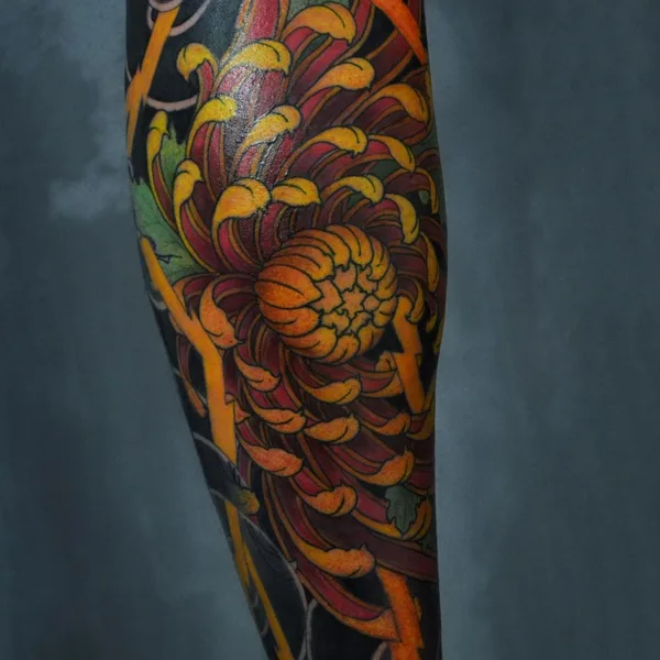 Oriental tattoo by Илья Дин in Казань