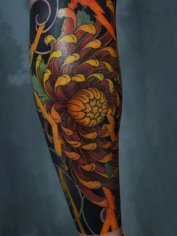 color japanese tattoo auf forearm #50405 | Tätowierer Илья Дин