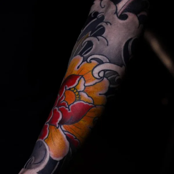 Oriental tattoo by Илья Дин in Казань