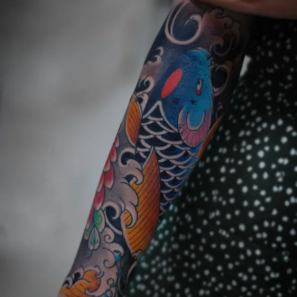 Oriental tattoo by Илья Дин in Казань