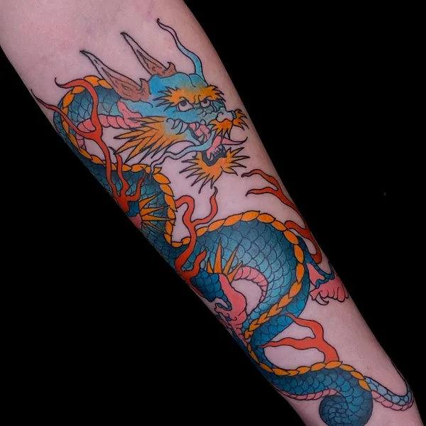 Oriental tattoo by Илья Дин in Казань