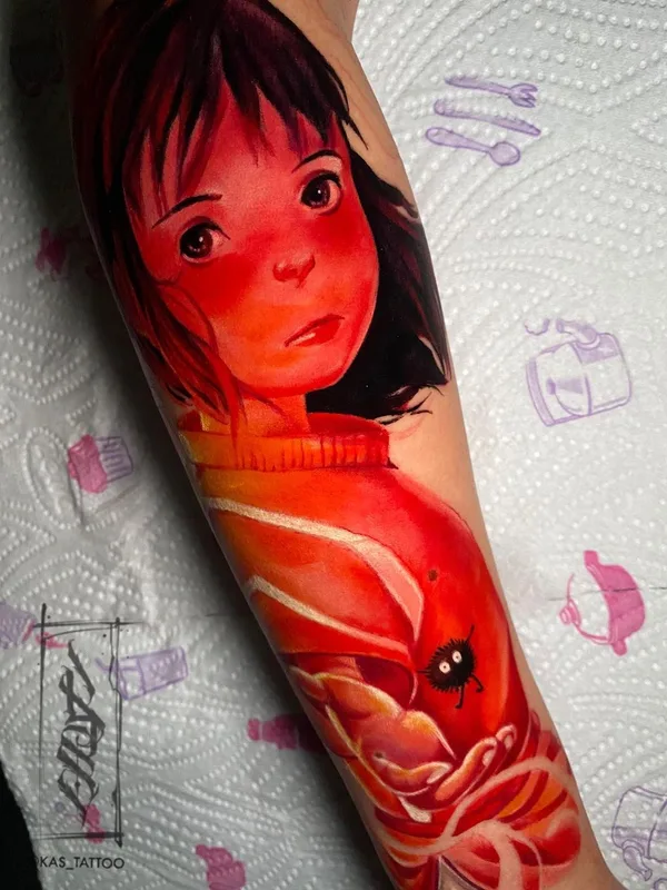 color illustrative 타투 부위 forearm #50416 | 타투이스트 Антон Каменских
