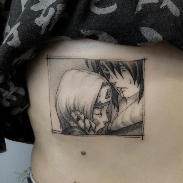 Graphic tattoo by Алексей Князев in Казань