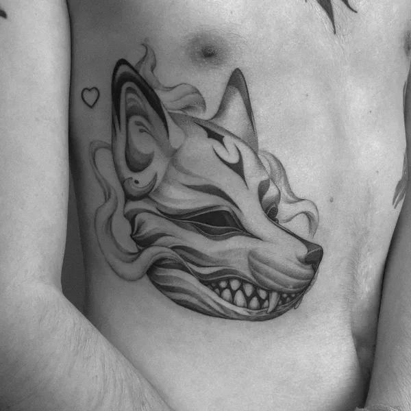 Graphic tattoo by Алексей Князев in Казань