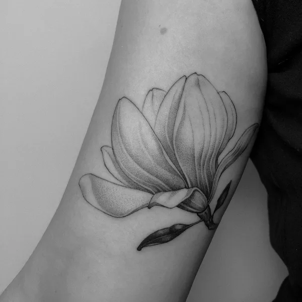 Graphic tattoo by Алексей Князев in Казань