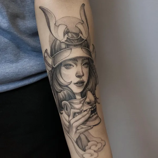 Graphic tattoo by Алексей Князев in Казань