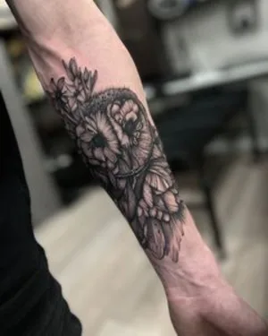 Graphic tattoo by Nek.tattoo in Казань