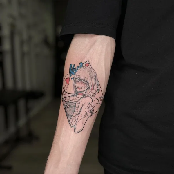 Graphic tattoo by Nek.tattoo in Казань