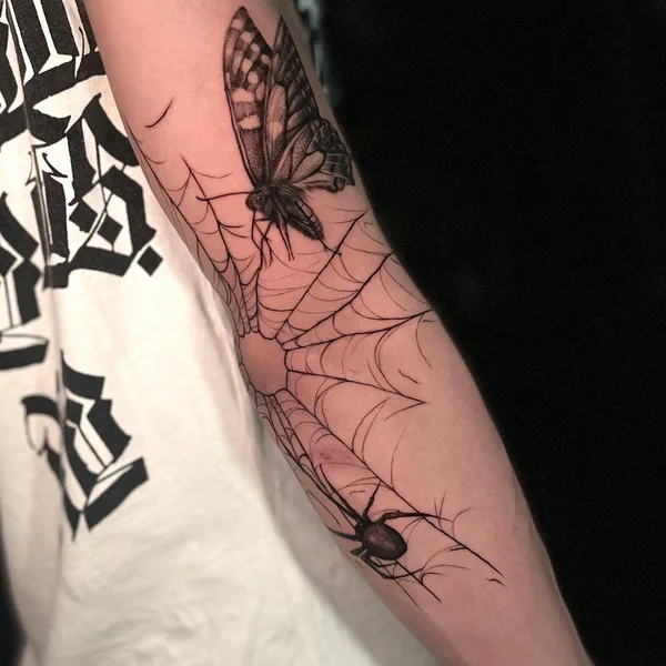 Graphic tattoo by Nek.tattoo in Казань