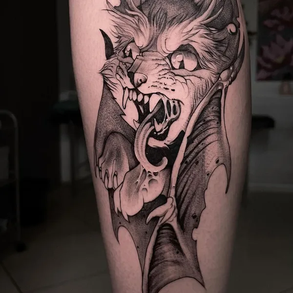 Graphic tattoo by Nek.tattoo in Казань