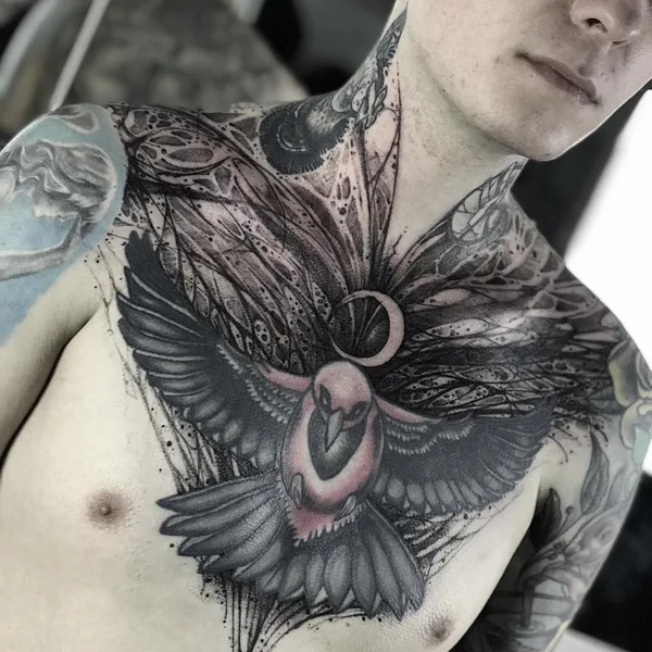 Graphic tattoo by Иджи Тредгуд in Казань