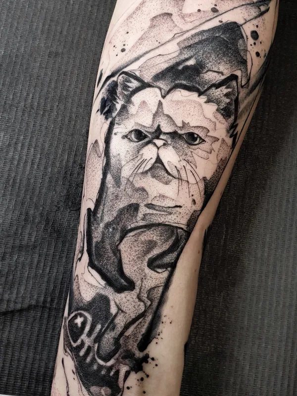 black and grey black and grey татуировка на forearm #53567 | Тату мастер Sasha zPoint