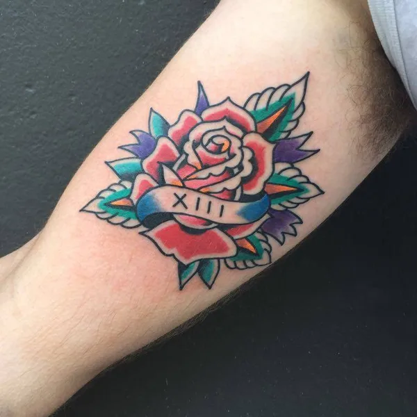Old School tattoo by Philip Botha in Cape Town