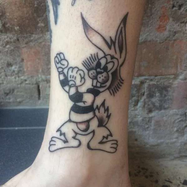 Old School tattoo by Philip Botha in Cape Town