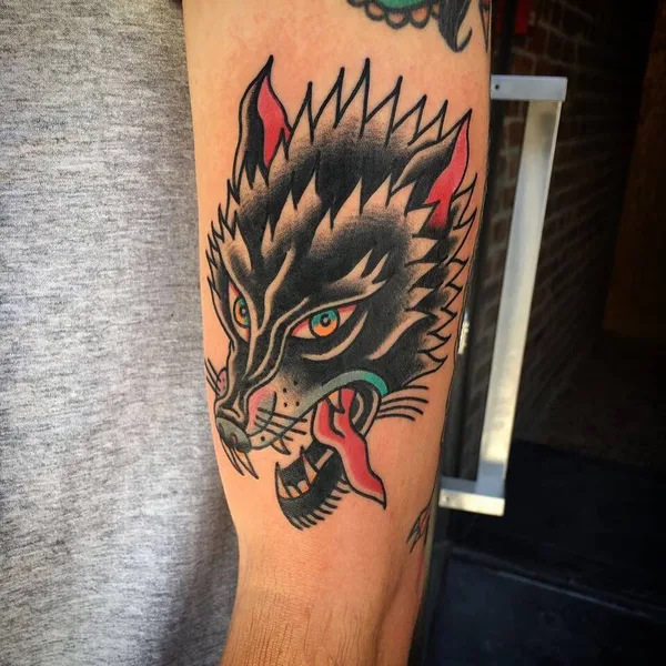 Old School tattoo by Philip Botha in Cape Town