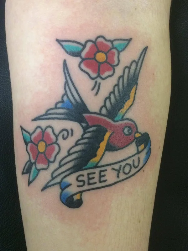 color traditional 纹身 在 forearm #29973 | 纹身师 Philip Botha