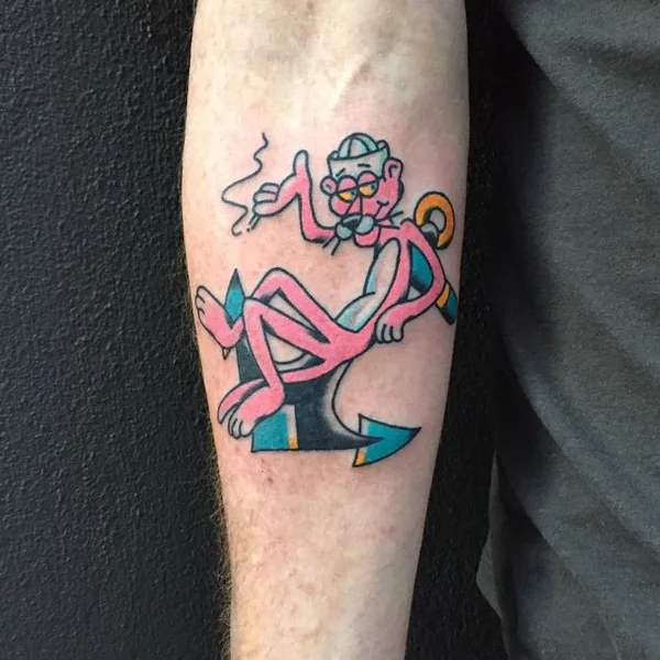 Old School tattoo by Philip Botha in Cape Town