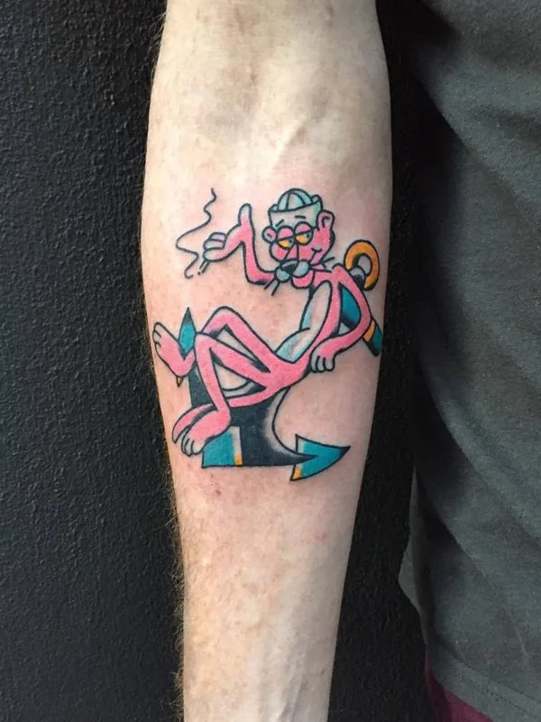 color old school 纹身 在 forearm #29978 | 纹身师 Philip Botha