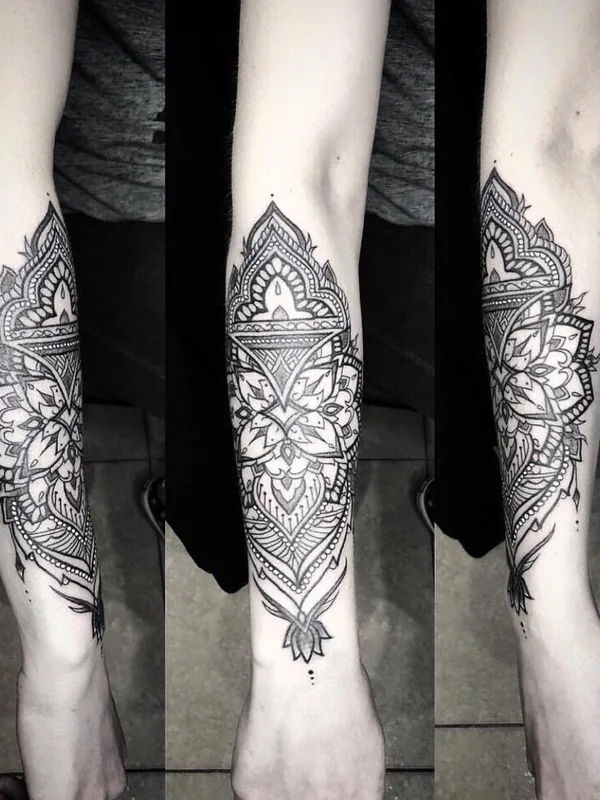 black ornamental татуировка на forearm #30383 | Тату мастер Rydakova Alexandra