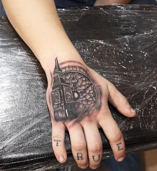 black and grey black and grey татуировка на hand #30387 | Тату мастер Rydakova Alexandra