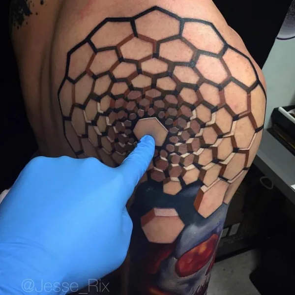 Realism tattoo by Jesse Rix in Keene