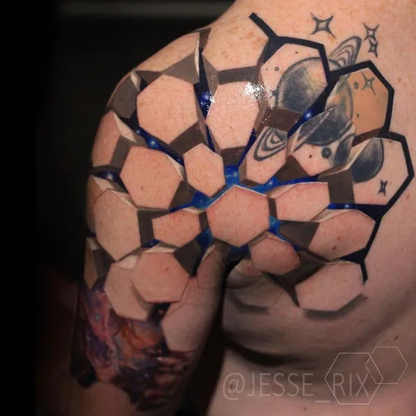 Realism tattoo by Jesse Rix in Keene