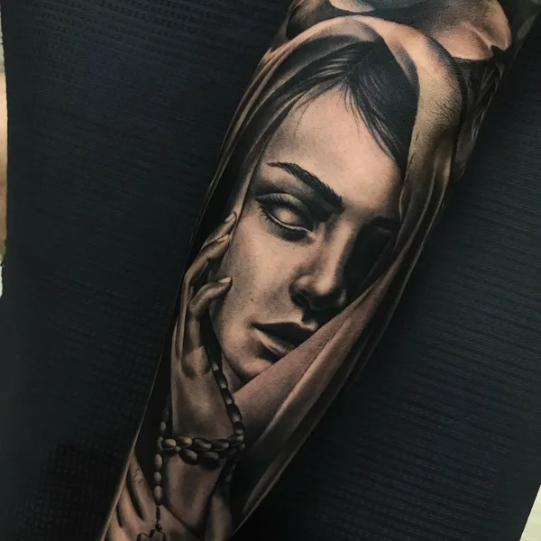 Realism tattoo by Оля Лиса in Самара