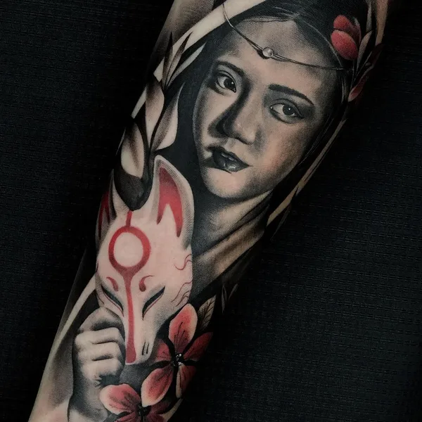 Realism tattoo by Оля Лиса in Самара