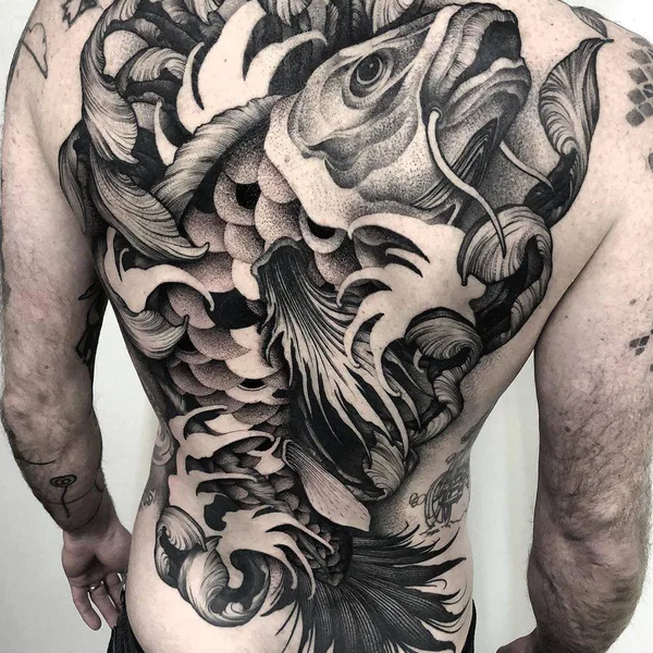 Дотворк tattoo by Kelly Violet in London