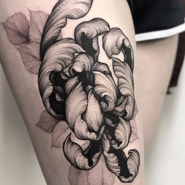 Дотворк tattoo by Kelly Violet in London