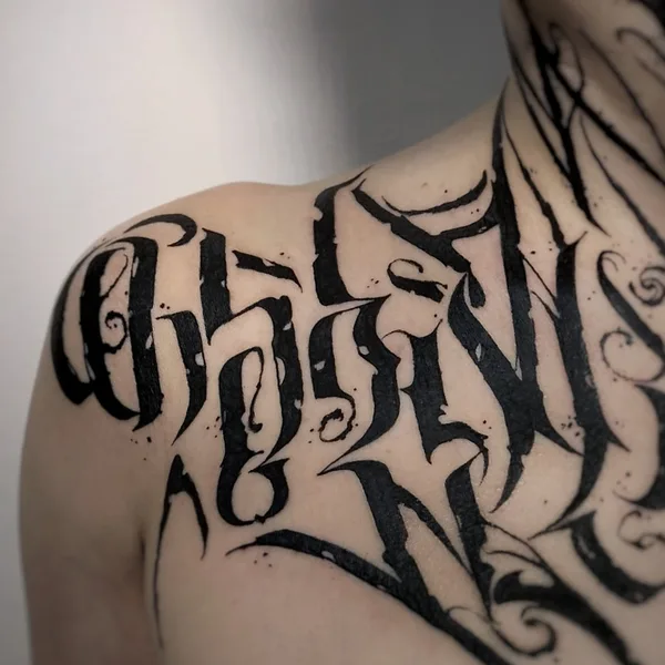 avant-garde tattoo by Dot.tatts in Tbilisi