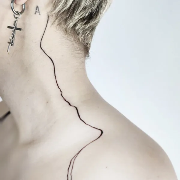 avant-garde tattoo by Dot.tatts in Tbilisi