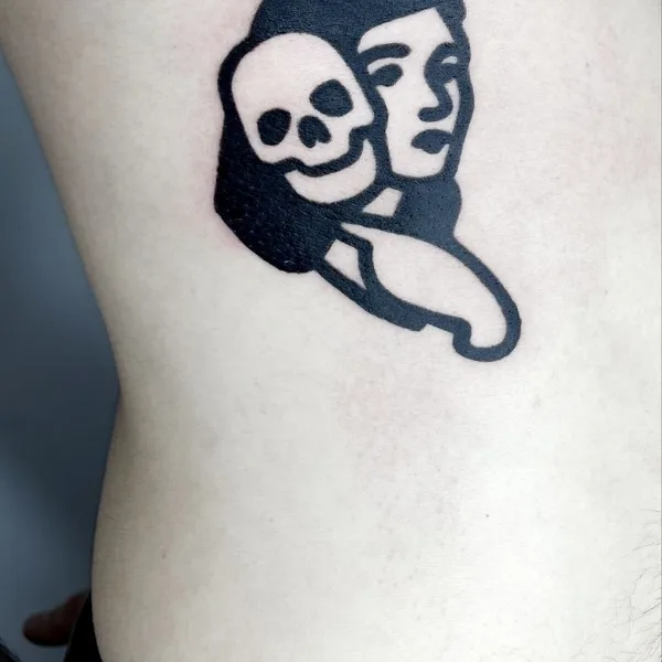 avant-garde tattoo by Dot.tatts in Tbilisi