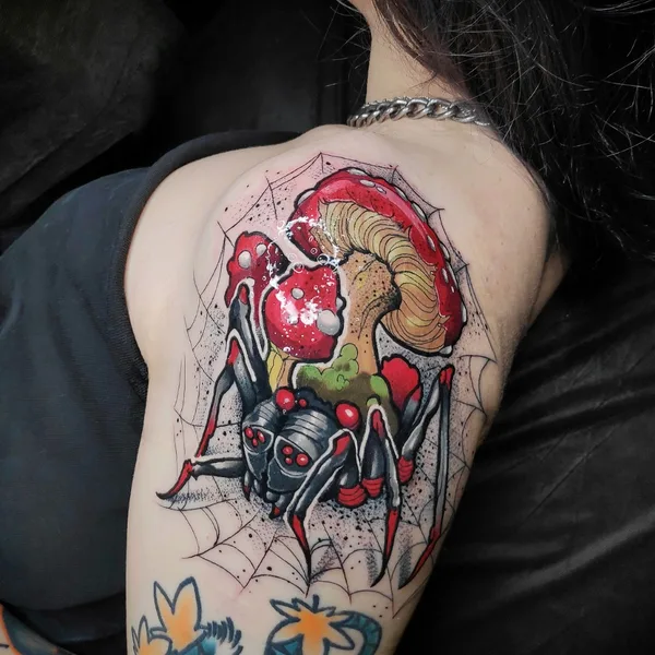 avant-garde tattoo by Dot.tatts in Tbilisi
