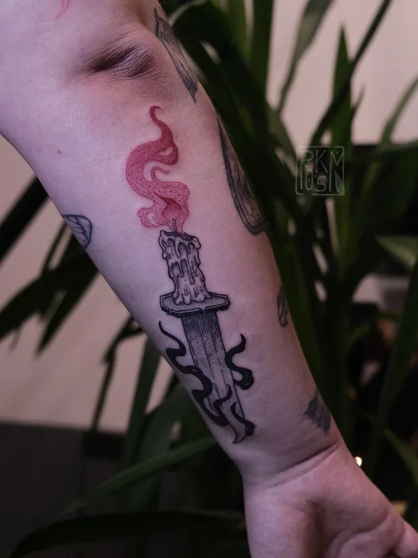color illustrative татуировка на forearm #70477 | Тату мастер PolinaRoksman