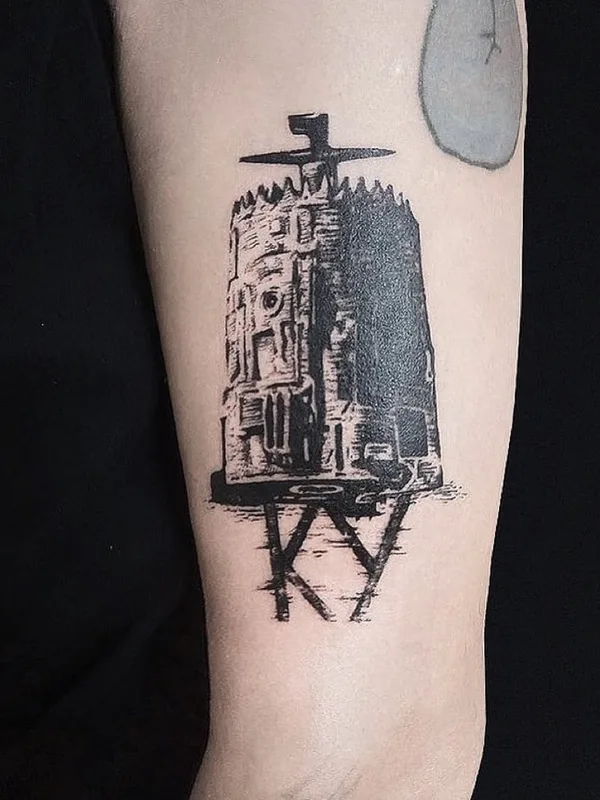 black blackwork татуировка на forearm #56010 | Тату мастер Lera Welary