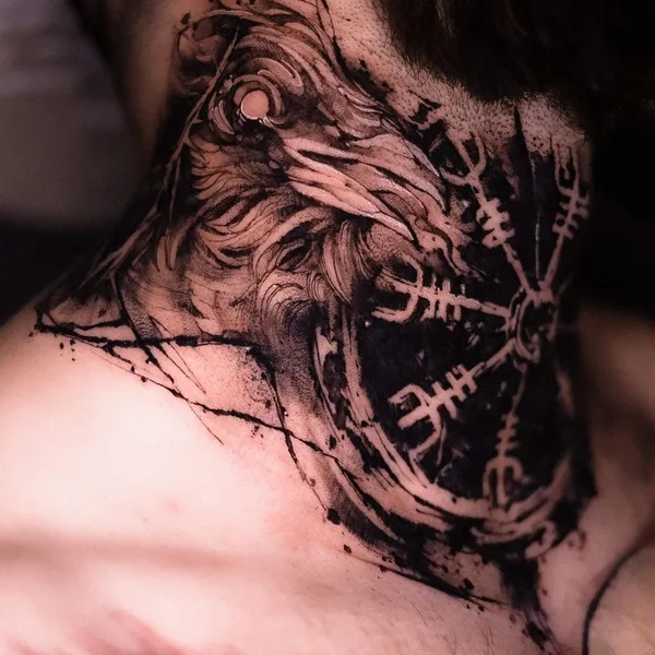 Sketch tattoo by Olha Halynska in Rīga