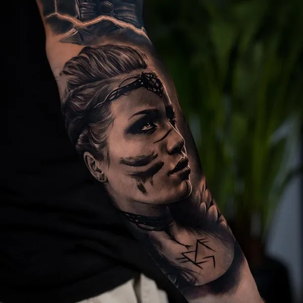 Realism tattoo by Maksym Burian in Düsseldorf