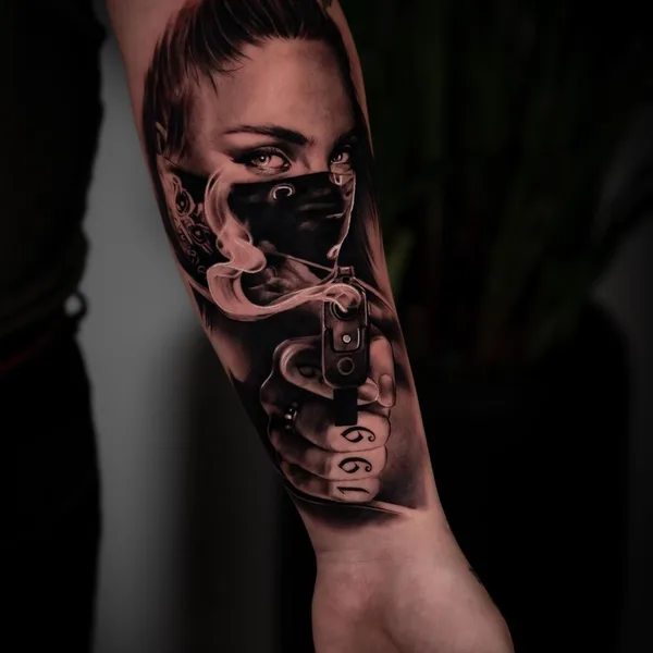 Realism tattoo by Maksym Burian in Düsseldorf