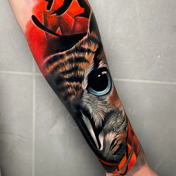 Portrait tattoo by Sergei Grevtsev in Warszawa