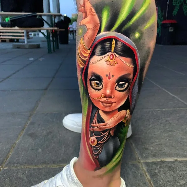 Portrait tattoo by Sergei Grevtsev in Warszawa