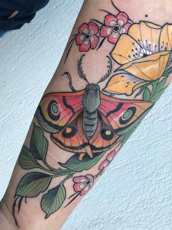 color illustrative Tatuaggio su forearm #56178 | Tatuatore Kirsten Grzeskowiak