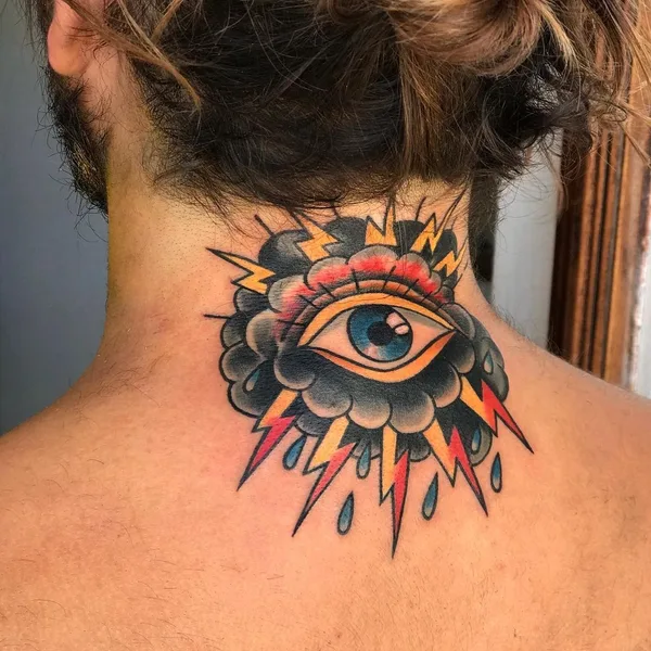 Traditional tattoo by Kirsten Grzeskowiak in Düsseldorf