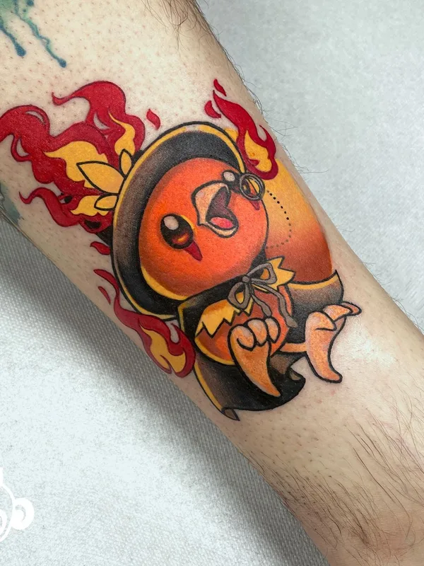color cartoon Tatuaggio su forearm #56194 | Tatuatore Сolada ink