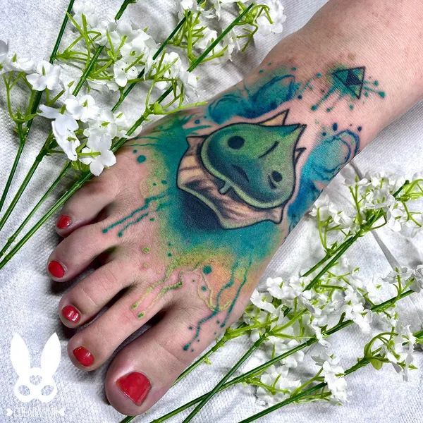 Anime tattoo by Сolada ink in Düsseldorf